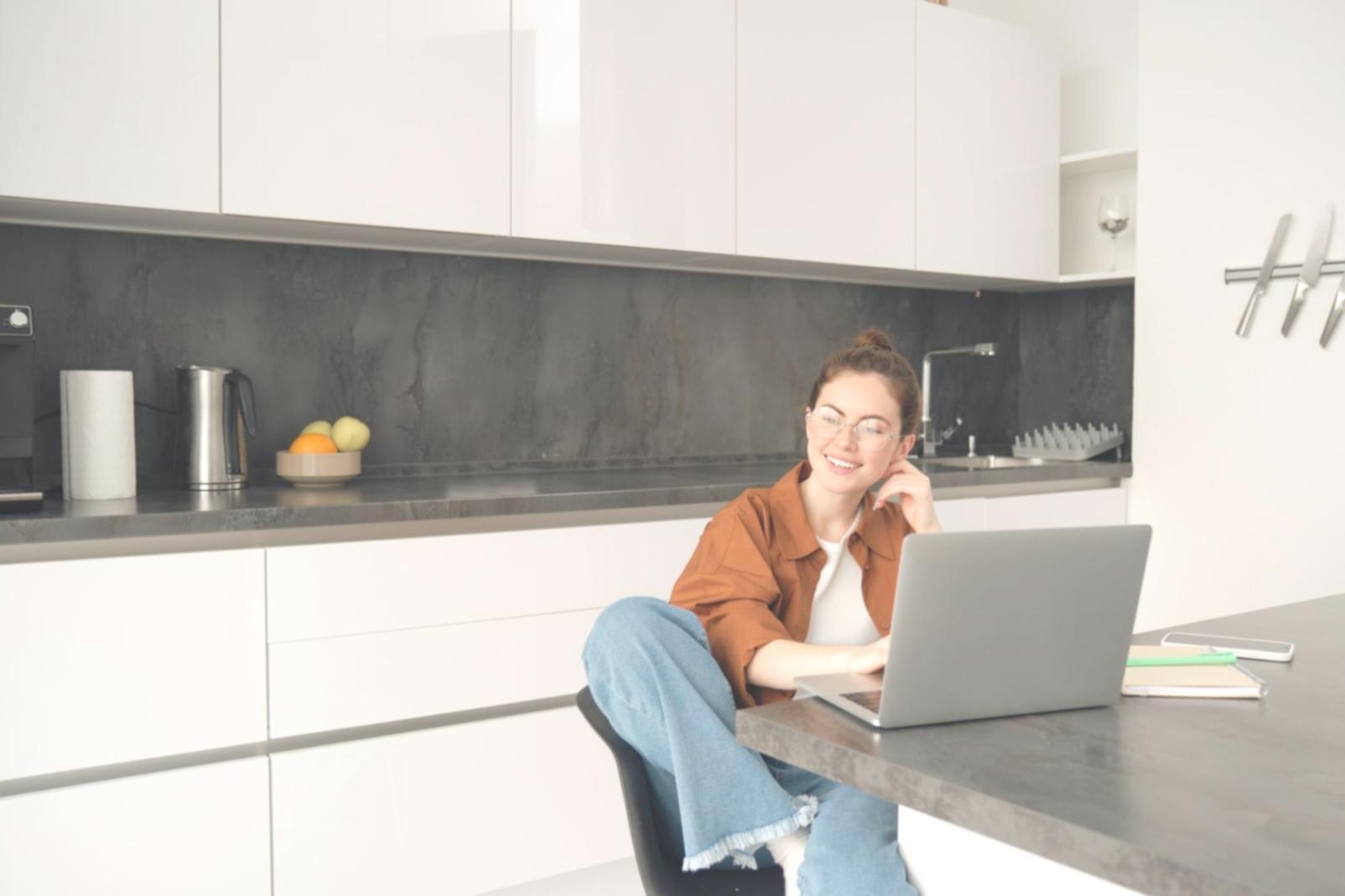 Professional workspace showing brand strategy development